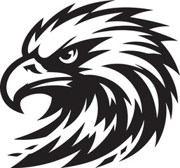 Eagle bird illustration vector