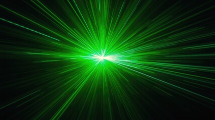 Obraz premium Green background, Warp speed effects, light speed effects, speed images on Green color, clean Green, Green wallpaper, 