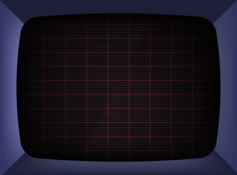 Retro arcade game machine. Screen background. Vector illustration.