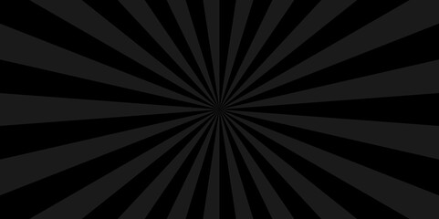 Fractal burst retro black and gray vector backdrop sunburst vintage backdrop background. abstract beam flare banner, cartoon, template geometric creative design.
