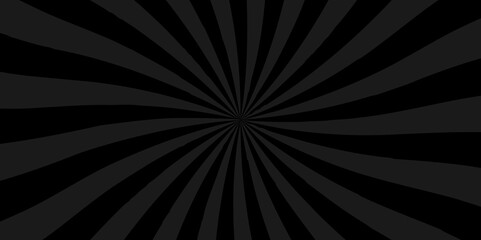 Fractal burst retro black and gray vector backdrop sunburst vintage backdrop background. abstract beam flare banner, cartoon, template geometric creative design.