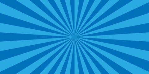 Abstract blue color vector  sunburst star beam shine creative geometric vintage starburst shine pattern used for banner, cartoon radial text.	

