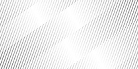 Vector tech Abstract thin black and white gradient silver stripe diagonal line vector carve wave minimal texture. vector illustration monochrome stripe pattern technology web graphic design.