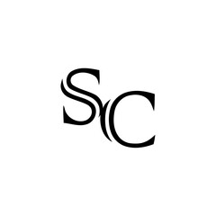 sc modern logo design