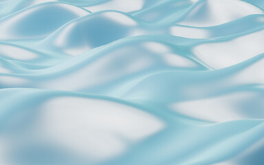 Abstract silk fabric background, 3d rendering.