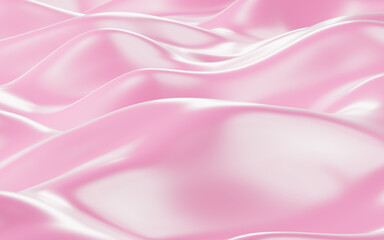 Abstract silk fabric background, 3d rendering.