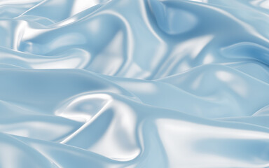 Abstract silk fabric background, 3d rendering.