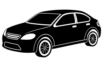 car silhouette vector illustration