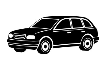 car silhouette vector illustration