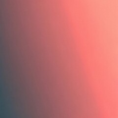 A soft gradient blends from dark gray on the left side of the image to a warm coral-pink on the right side.