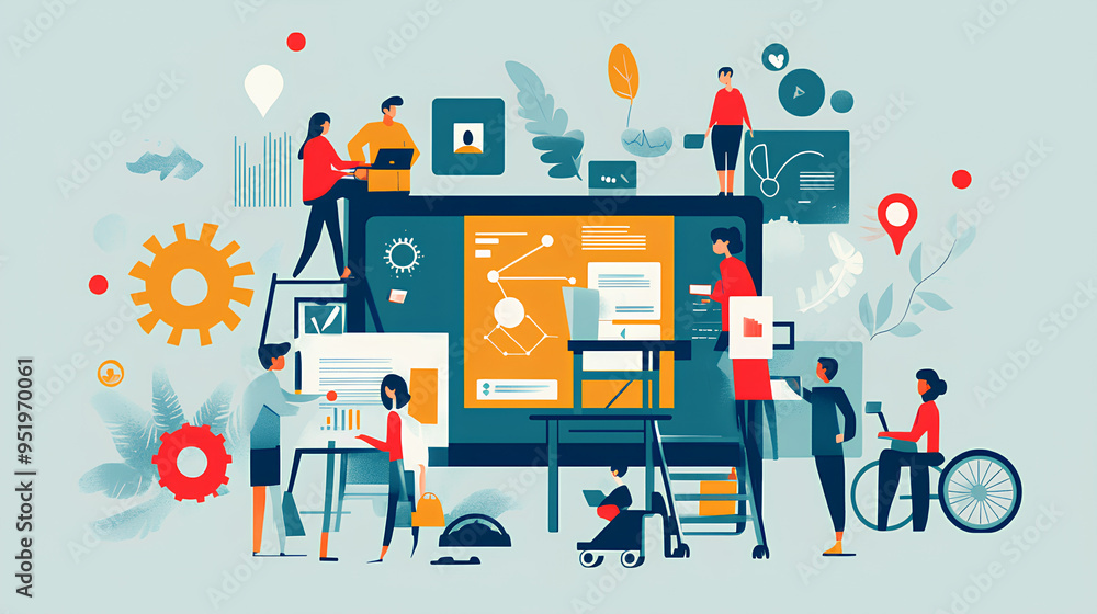 Poster accessibility compliance strategies, accessibility compliance strategies in web governance with an i