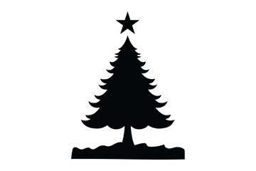 Christmas tree vector Illustration