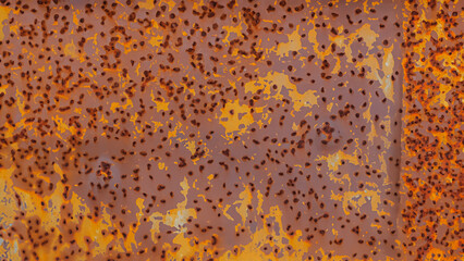 oxidation pattern on iron