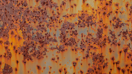 pitted steel with rust