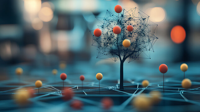 bad complex messy management or organization, chaotic decision tree, complicated business process