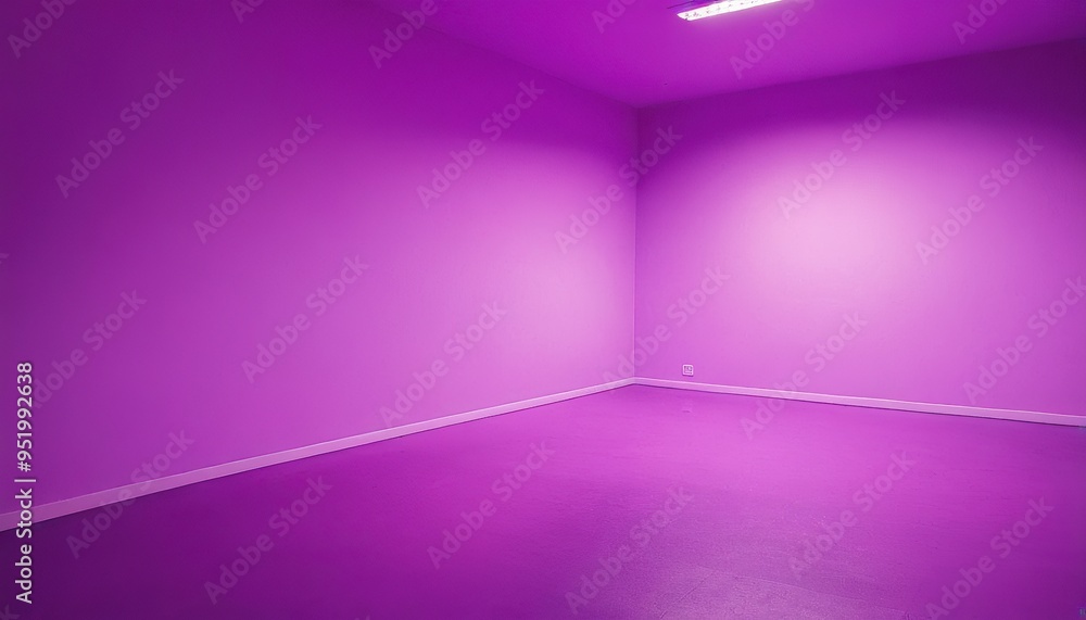 Wall mural purple studio room background for product. studio background concept - abstract empty light gradient