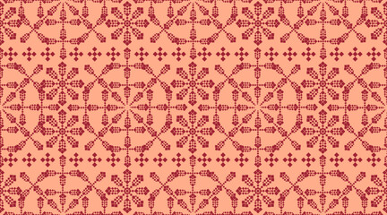 Vector design seamless fabric wallpaper. Vector illustration