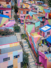 La Paz, vue générale et aérienne, capitale de la Bolivie