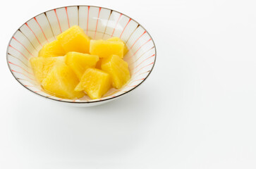 パイナップルの砂糖煮