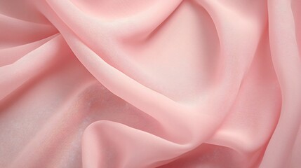 Obraz premium Pink Fabric Drape.