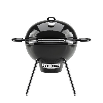 Modern grill on transparent background