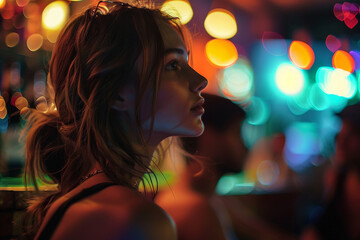 Bright colorful beer fest local german celebration octoberfest saint patrick day, Generative AI