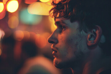 Bright colorful beer fest local german celebration octoberfest saint patrick day, Generative AI