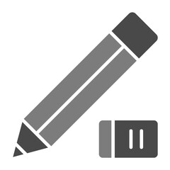 Pencil and eraser Icon