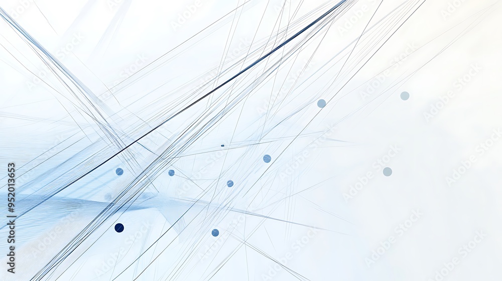 Poster abstract patterns of connectivity in a digital landscape representing modern technology