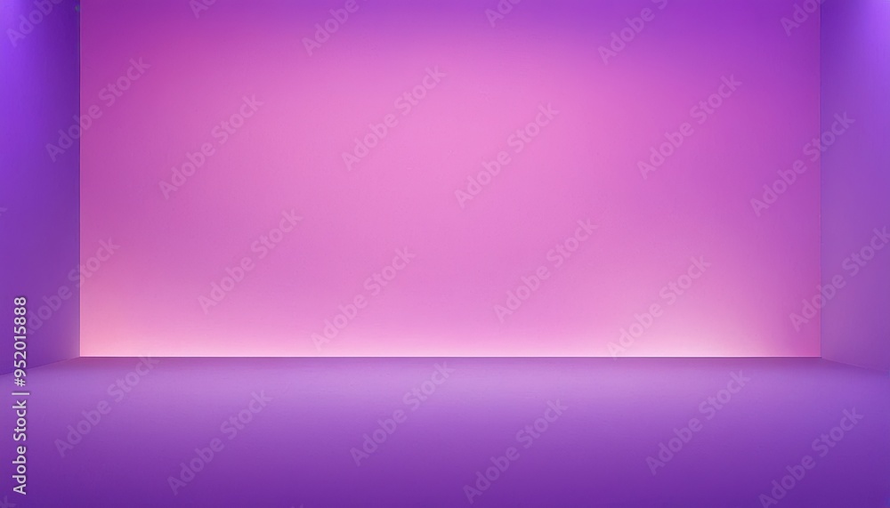 Poster abstract empty light gradient purple studio room empty room with shadows of window. display product 