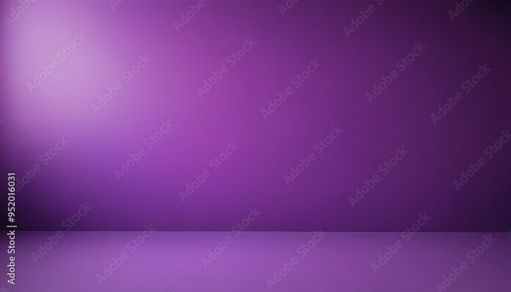 Poster abstract empty light gradient purple studio room empty room with shadows of window. display product 