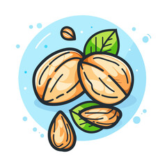 Nut Allergy vector icon