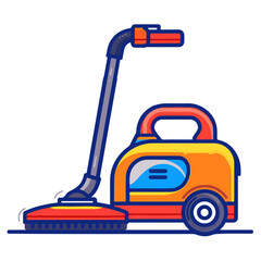Fototapeta premium Carpet cleaner icon vector