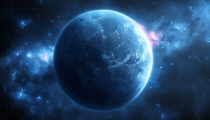 Obraz premium big planet in the space