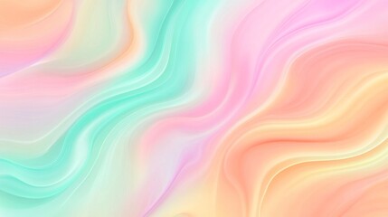 Fototapeta premium A serene abstract background with soft pastel hues and flowing curves.