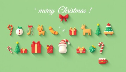 Naklejka premium merry christmas new flyers design. christmas greeting card with christmas tree. christmas greeting card