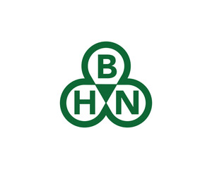 BHN Logo design vector template. BHN