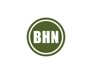 BHN Logo design vector template. BHN