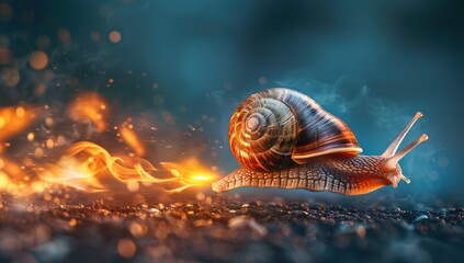 Snail on Fire