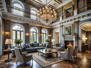 Naklejka premium 4. Fusion of Modern and Renaissance