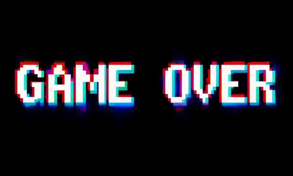 Game over screen