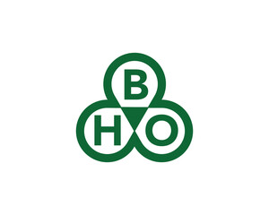 BHO logo design vector template. BHO