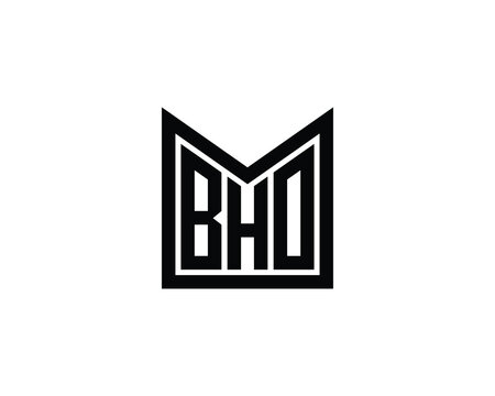 BHO logo design vector template. BHO