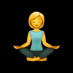 Meditating Woman Emoji