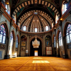 Obraz premium interior of the cathedral or mosque