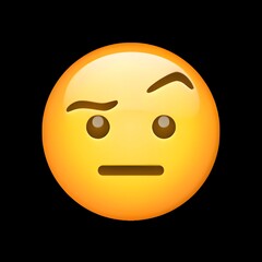 Fototapeta premium Skeptical Face 