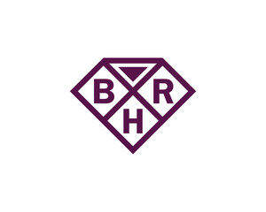 BHR Logo design vector template. BHR