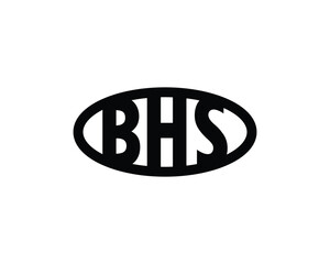 BHS logo design vector template. BHS