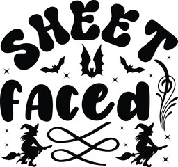 Halloween round sign Svg Design, Halloween Quotes Spooky Hall