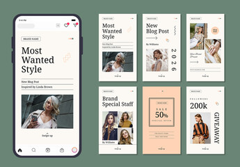 Social Media Story Layout